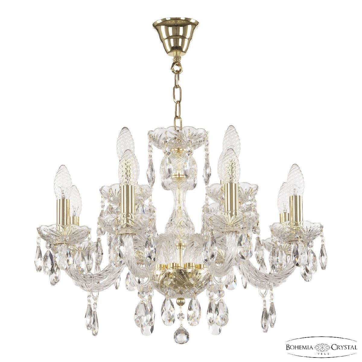 Подвесная люстра Bohemia Ivele Crystal 117/8+4/195 G