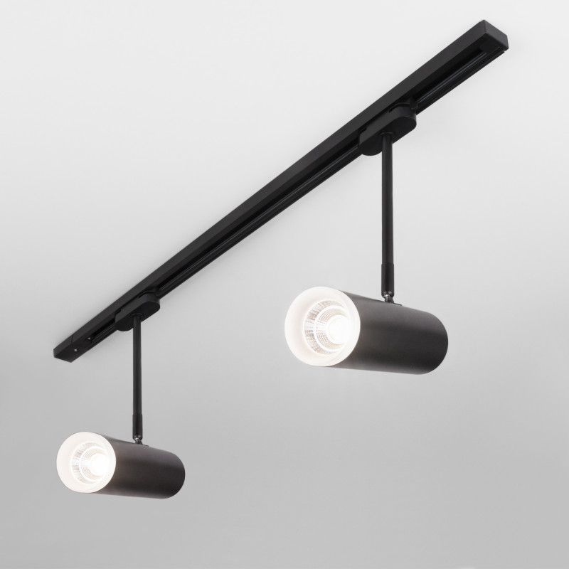 Трековый светильник Elektrostandard Oliver черный 9W 4200K (LTB45) однофазный 4690389143212