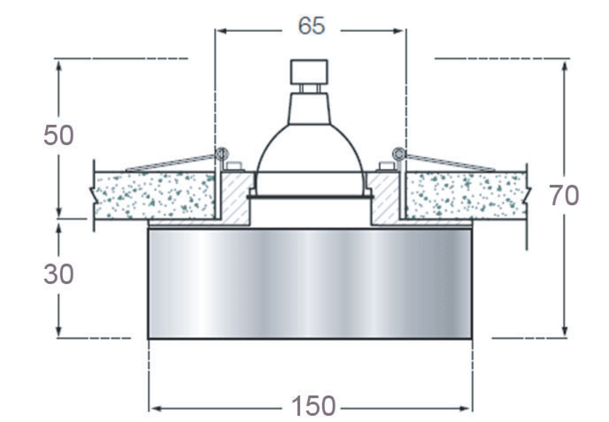 Встраиваемый светильник Donolux Downlight DL015Y