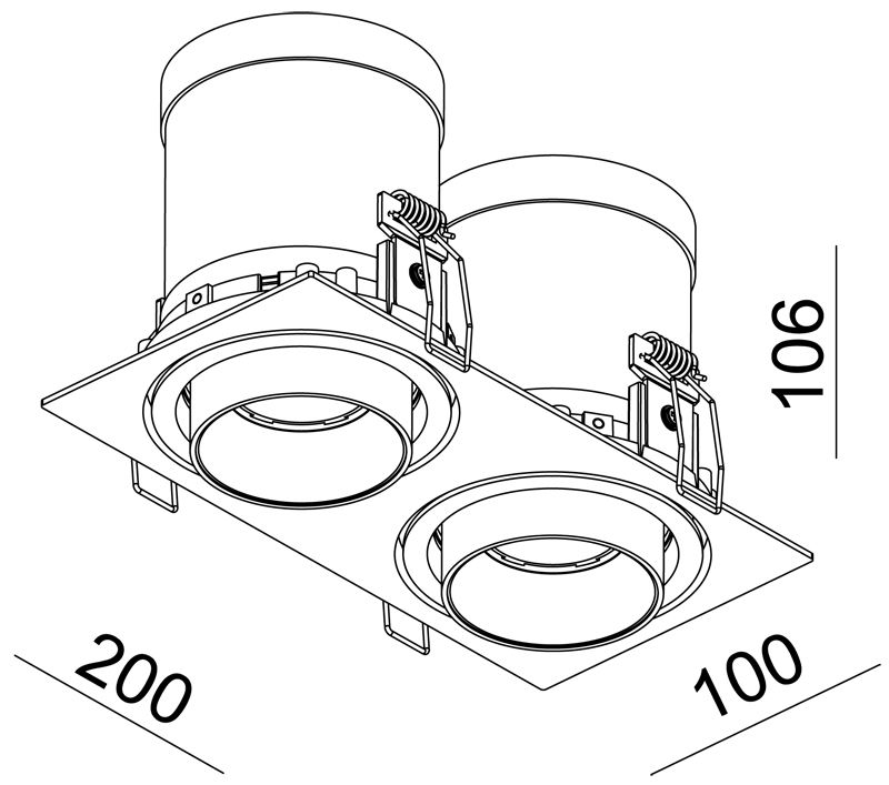 Встраиваемый спот Deko-Light Rigel Mini 565314