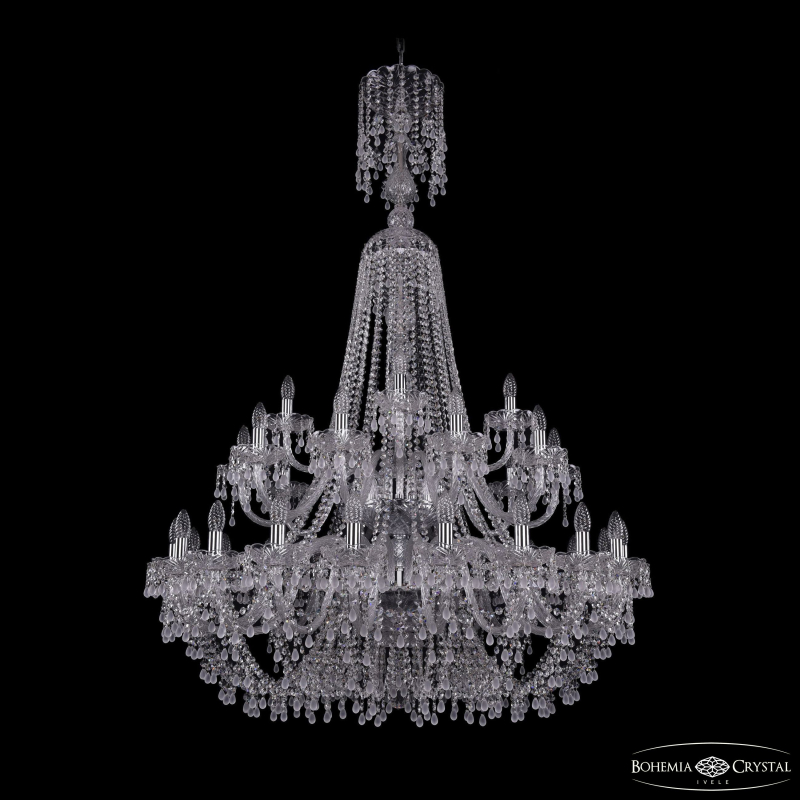 Подвесная люстра Bohemia Ivele Crystal 1410/20+10+5/400/XL-160/2d Ni V0300
