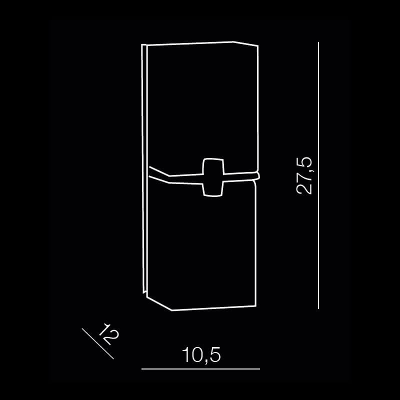 Настенный светильник Azzardo Cross 2 AZ0085