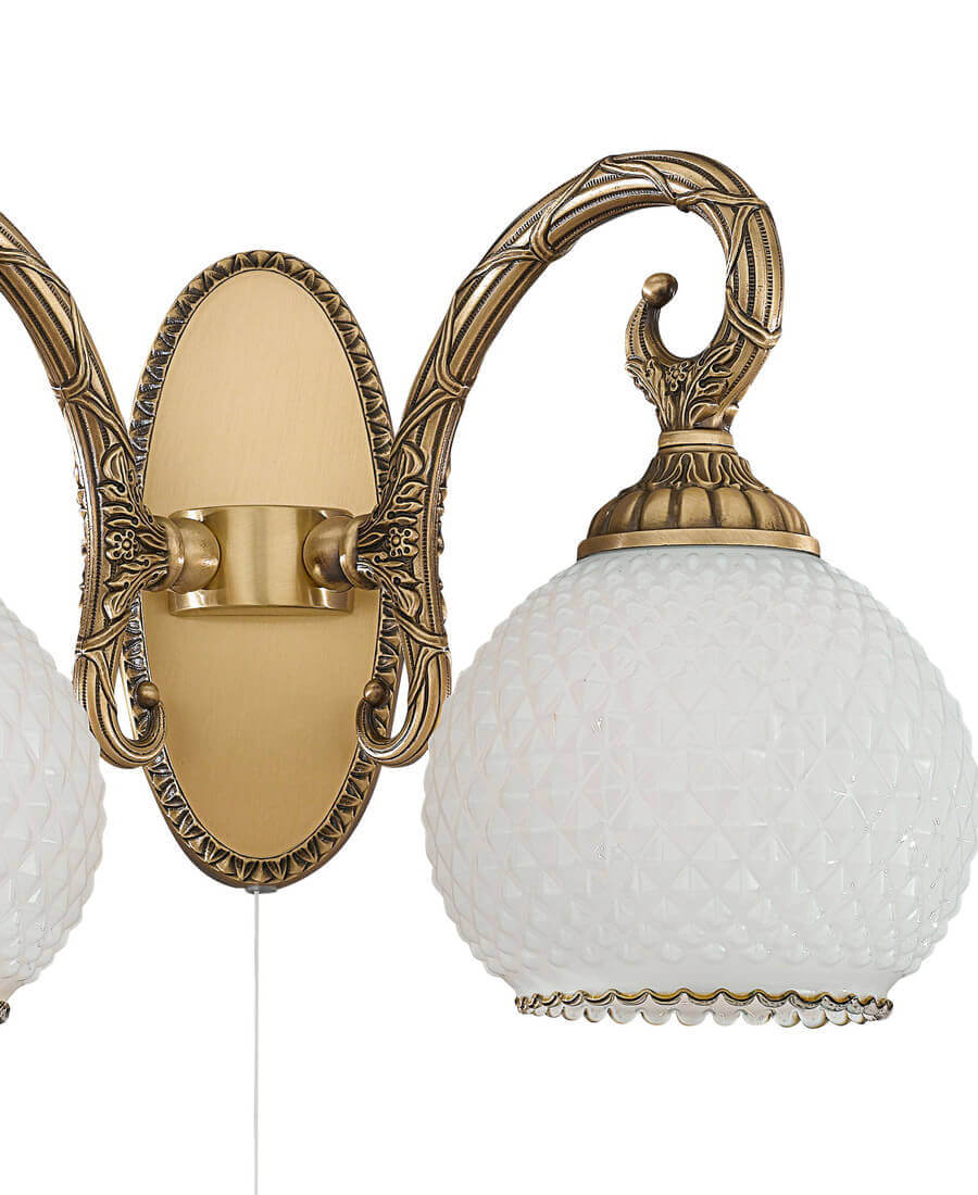 Бра бронзовое бронза Reccagni Angelo A 8400/2