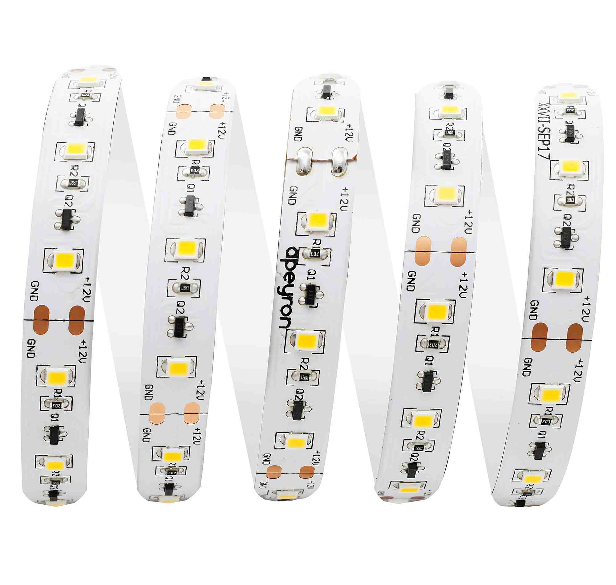 Светодиодная лента Apeyron 12В ПРО 14,4Вт/м smd2835 60д/м IP20 1200Лм/м 20м 6500К 00-114