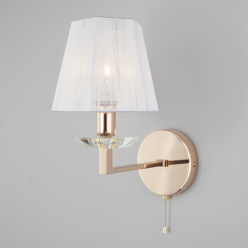 Бра с выключателем на корпусе Eurosvet Alegria 60114/1 золото