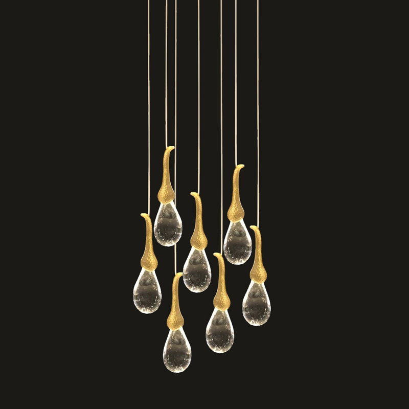 Подвесной светильник Delight Collection Seed OMG07287-7 gold