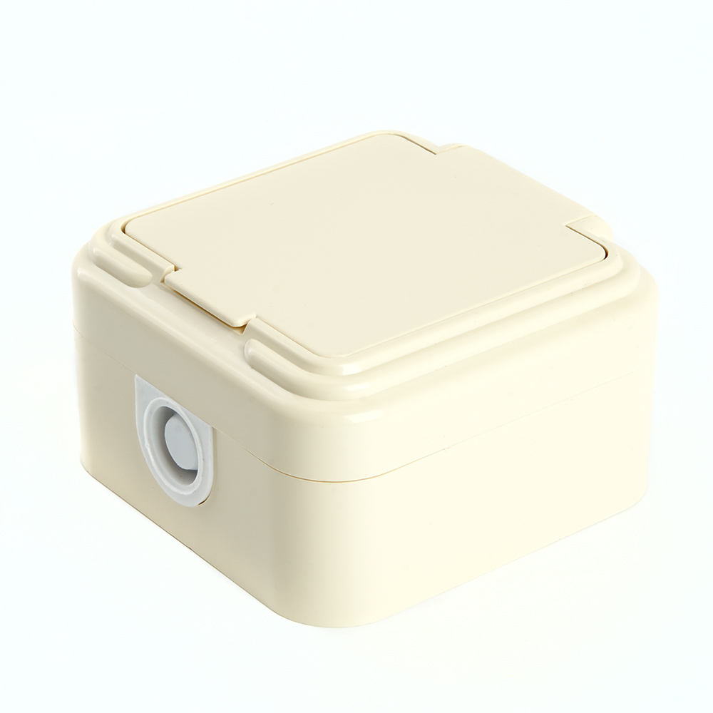 Розетка 1-местная б/з с крышкой Stekker Брест 49060