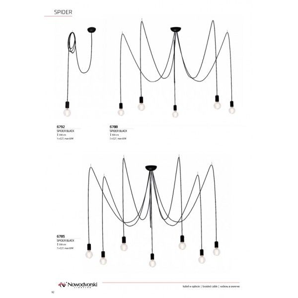 Подвесной светильник Nowodvorski Spider 6792