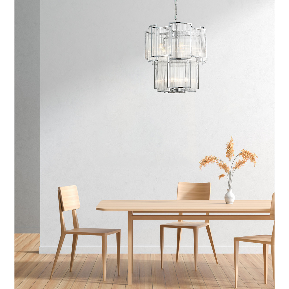 Подвесная люстра Simple Story 1045-8PL