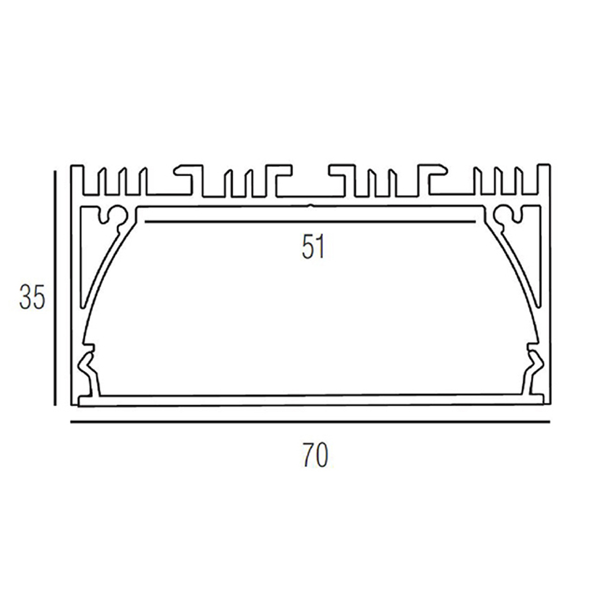 Алюминиевый профиль Donolux DL18513Alu