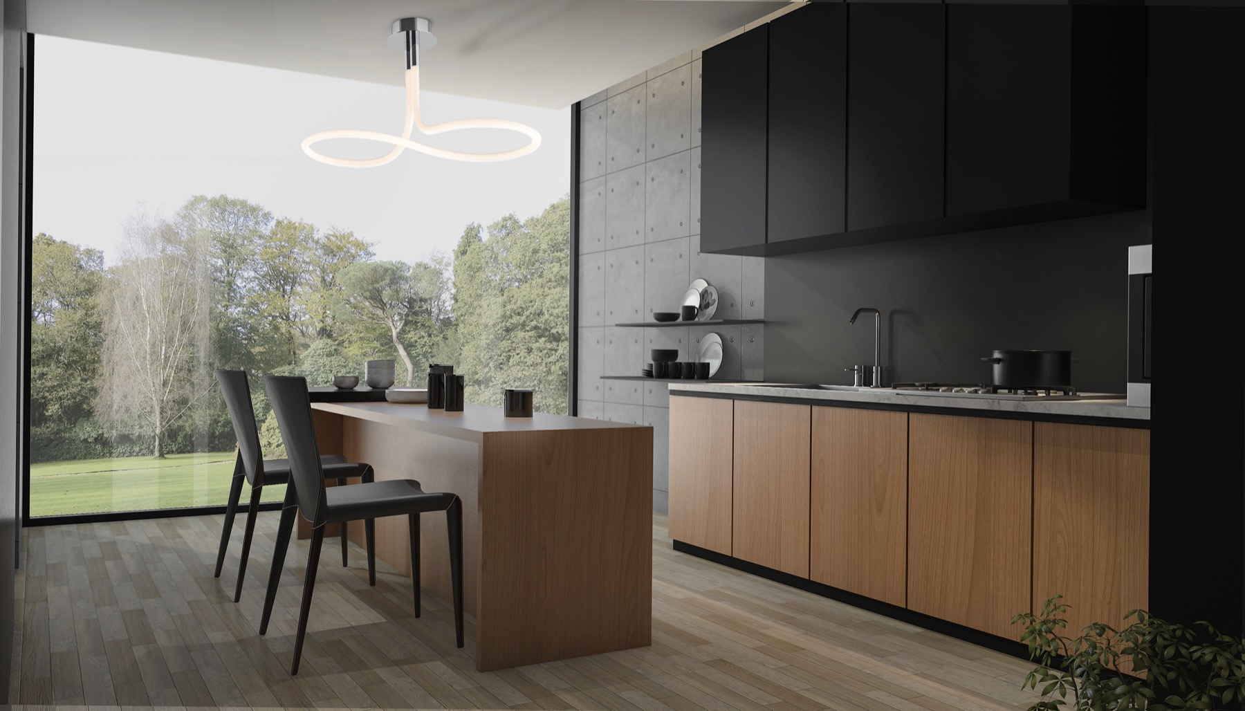 Подвесной светодиодный светильник Mantra Line 6602