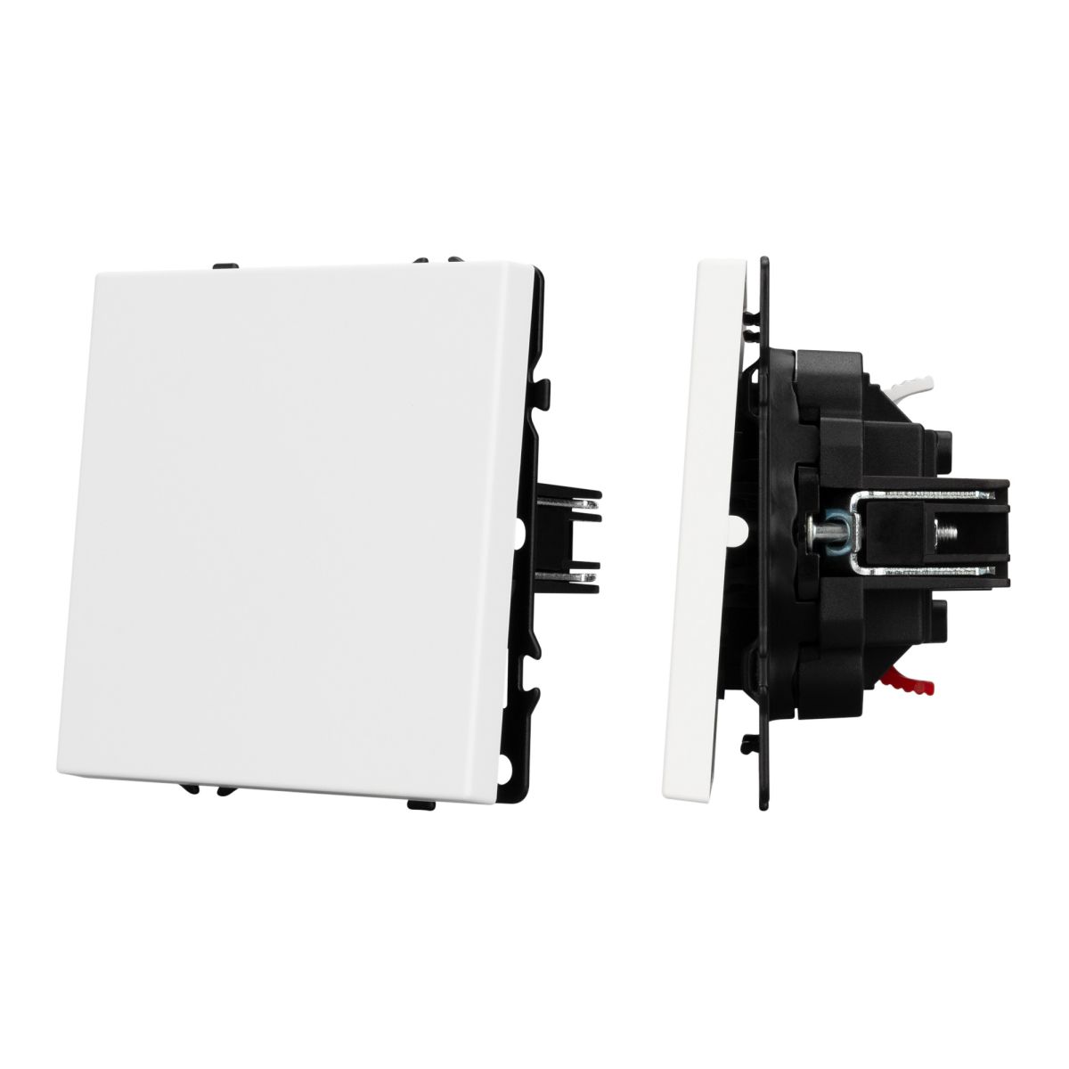 Выключатель звонковый 1 кл софт-тач белый кварц Arlight SWT-MKR1-SFPL-WH (250V, 10A) 054237(2)
