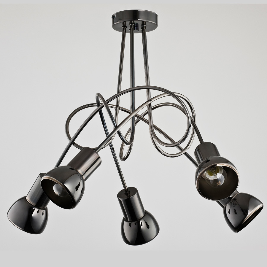 Потолочная люстра Alfa Tango Black Chrome 24675