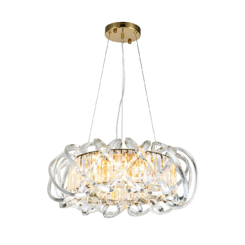 Подвесная люстра Indigo Braccia 12007/6P Gold V000398