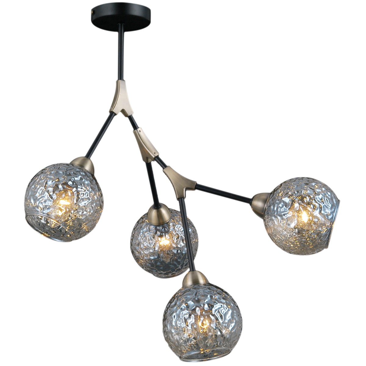 Люстра на штанге Illumico IL0263-4PSQ-79 BK AB