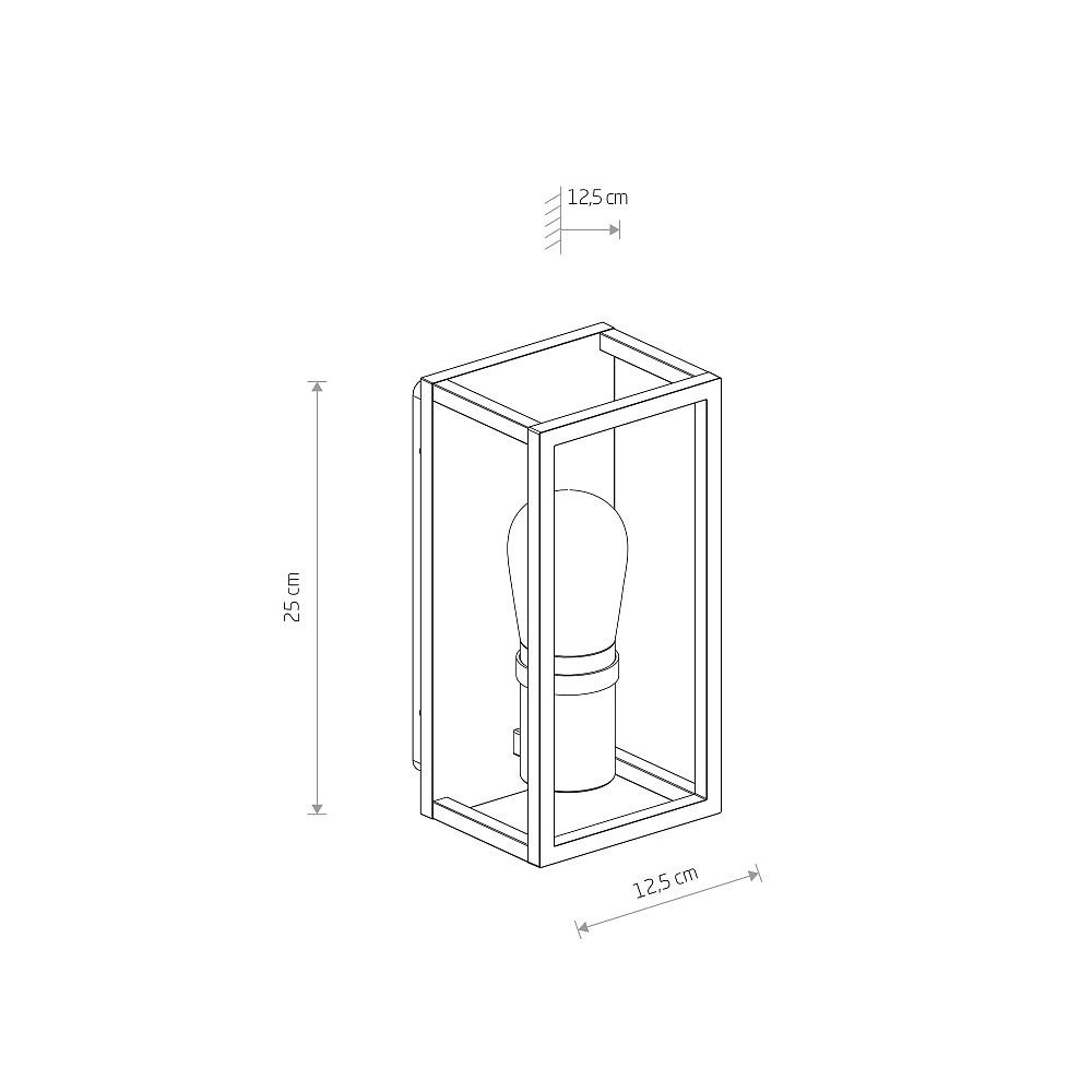 Уличный настенный светильник Nowodvorski Margot Graphite 10504