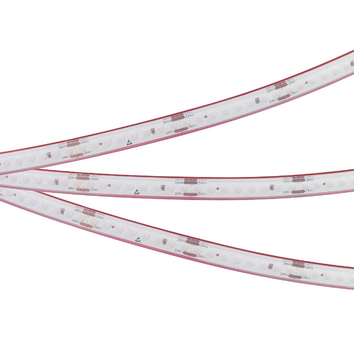 Светодиодная герметичная лента Arlight DOT-PFS-X160-10mm 24V Warm3000 (12 W/m, IP68, 5m) 051594