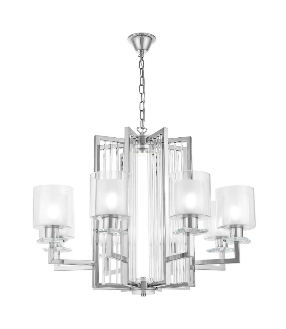 Подвесная люстра Lumina Deco Manhattan LDP 8012-8 CHR