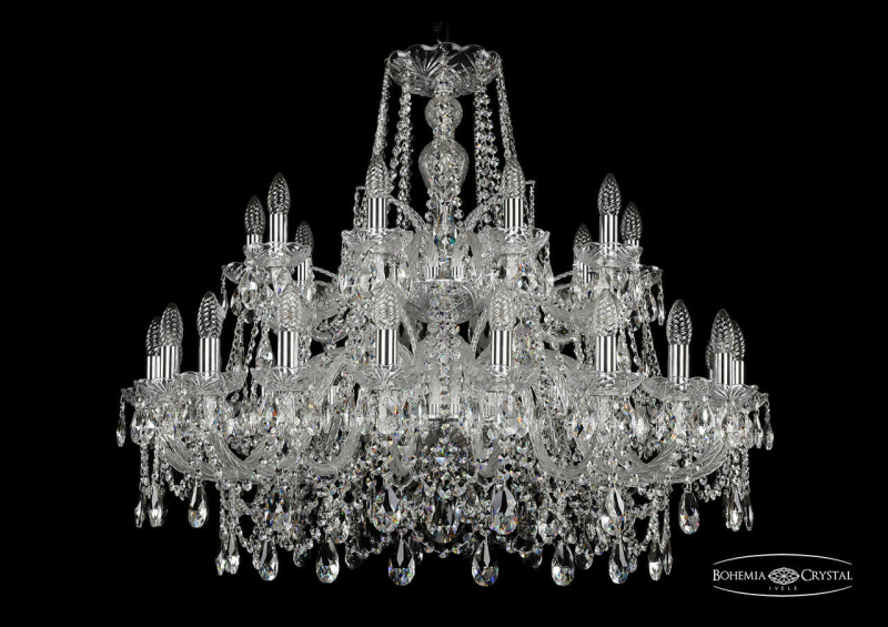 Подвесная люстра Bohemia Ivele 1411/20+10/360/2d/Ni