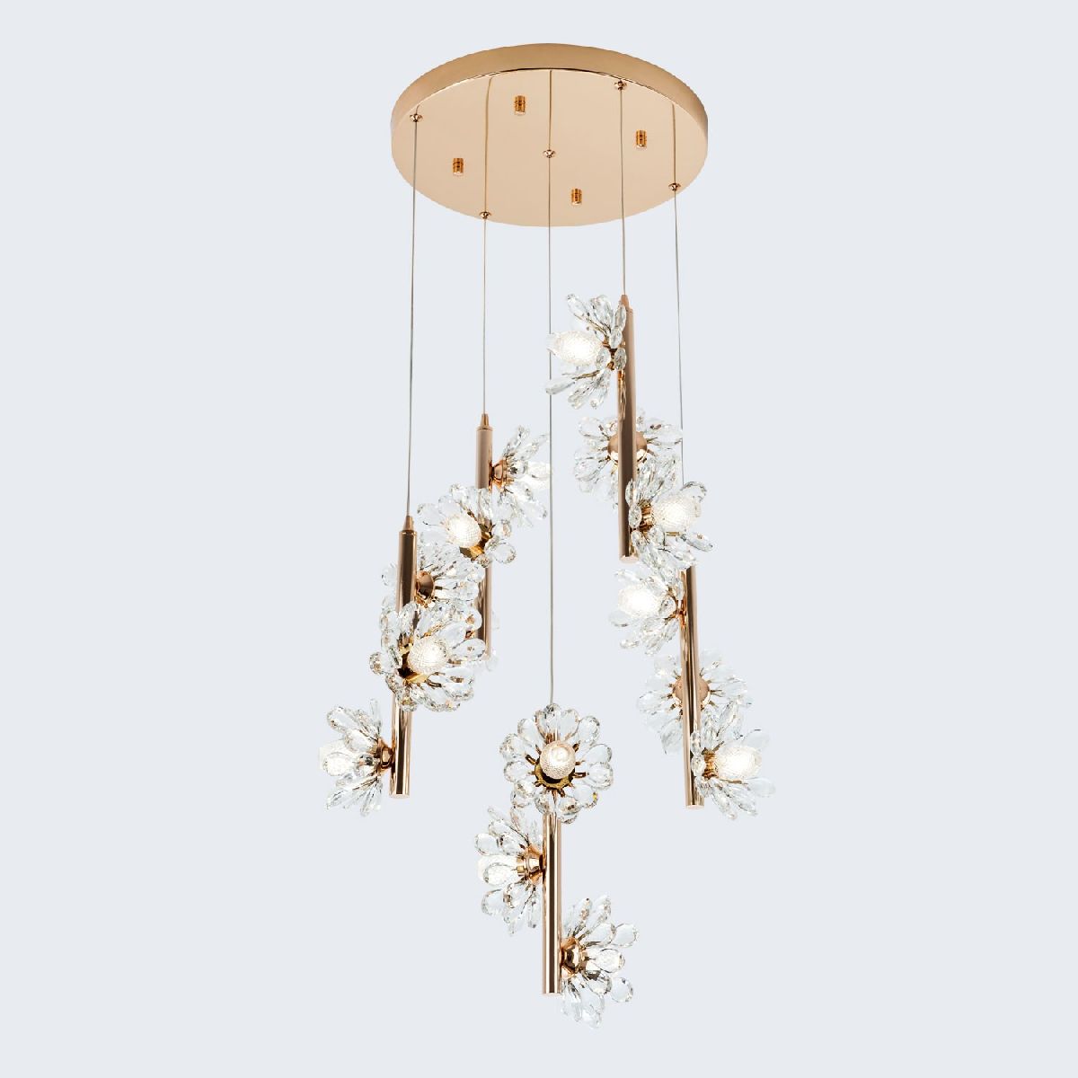 Каскадная люстра Modelux ML.1855.15 GD