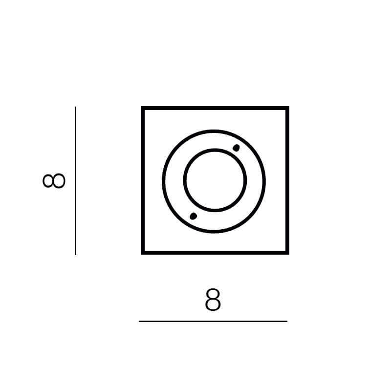 Встраиваемый светильник Azzardo Pablo AZ0817