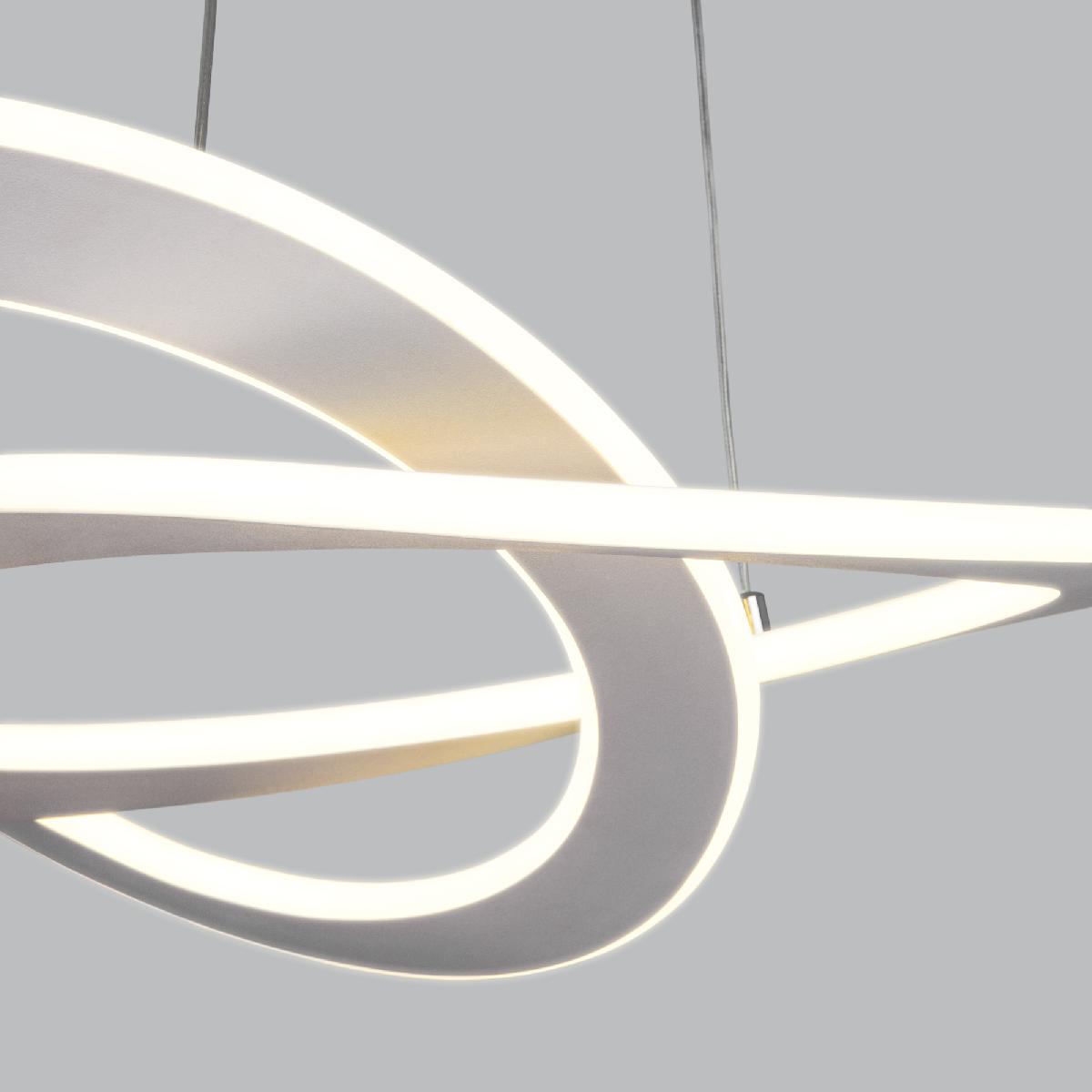 Подвесная люстра Eurosvet Onde 90217/1 белый Smart