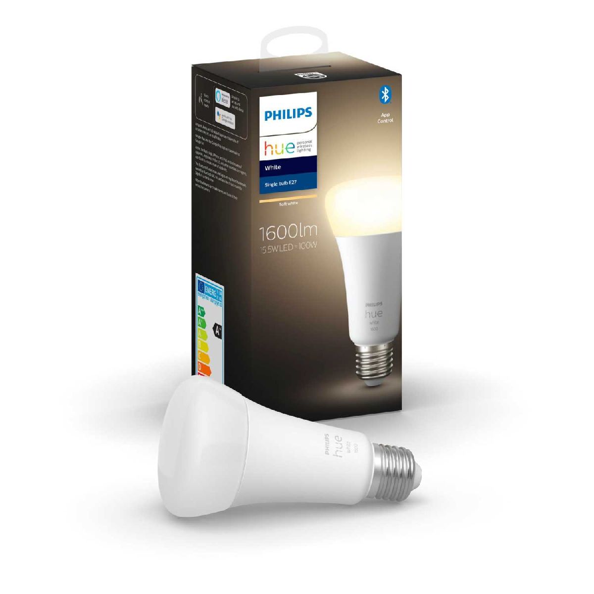 Умная светодиодная лампа Philips Hue White E27 15,5W 2700K 929002334903