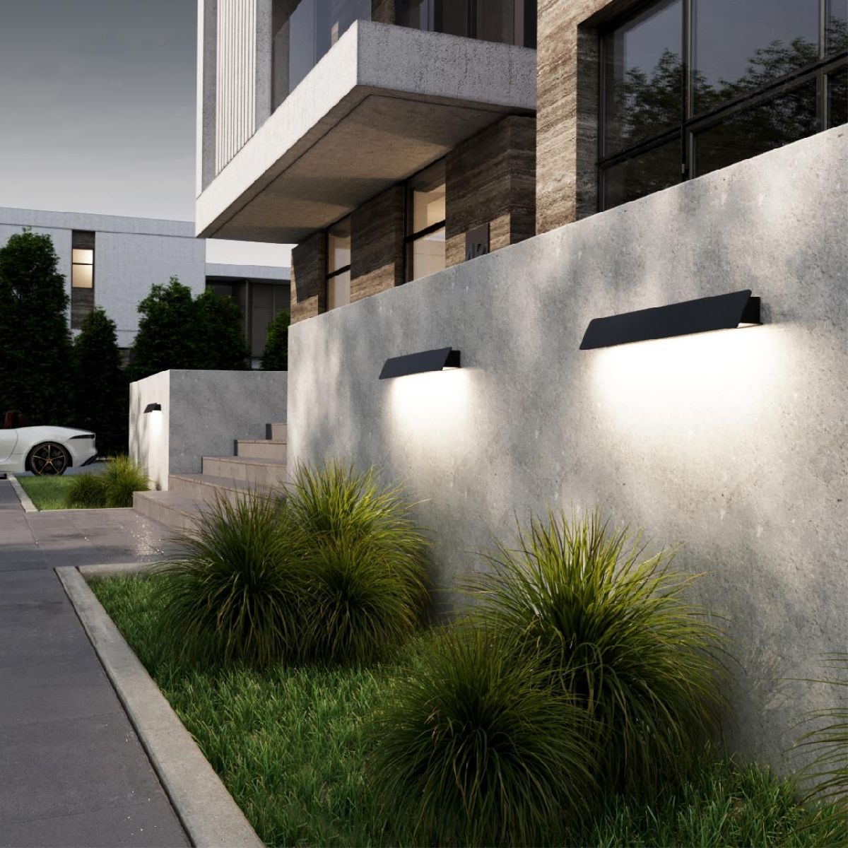 Уличный настенный светильник Odeon Light Leo 6642/16WL