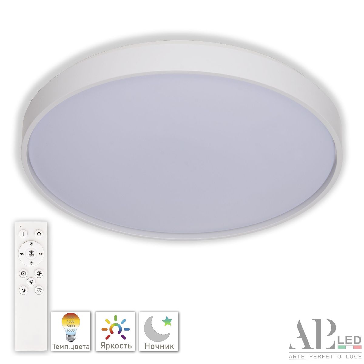 Потолочный светильник Arte Perfetto Luce Toscana PRO 3315.XM302-2-374/24W White TD