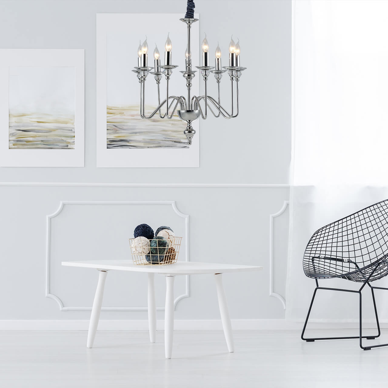 Подвесная люстра Divinare 1021/02 LM-9