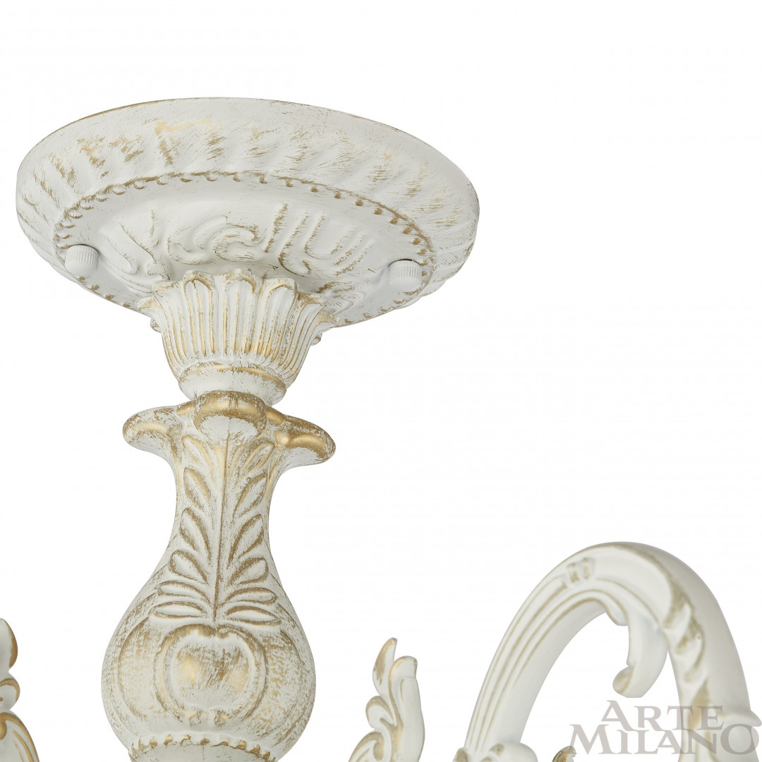 Потолочная люстра Arte Milano 346410/5 WT+G