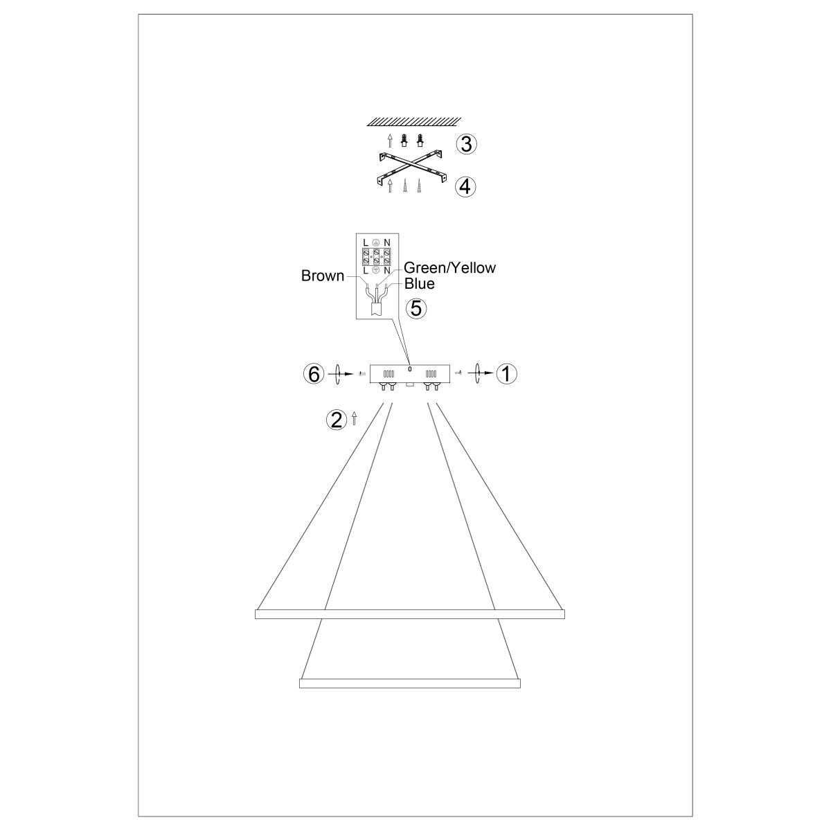 Потолочная чаша Favourite Canopy 4591-180-6CH