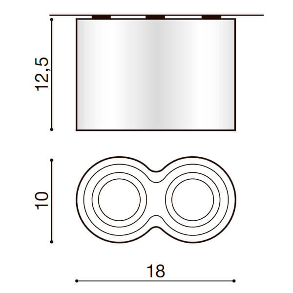 Потолочный светильник Azzardo Bross 2 AZ0782
