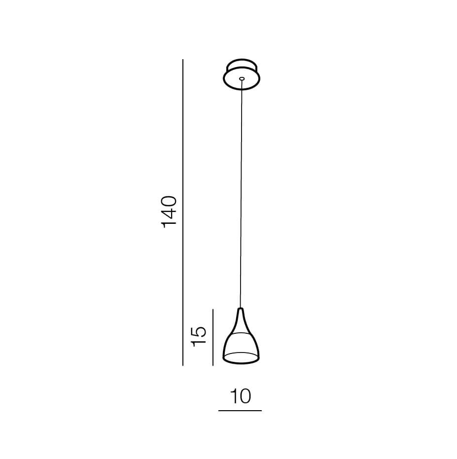 Подвесной светильник Azzardo Dalmatia 1 AZ2909