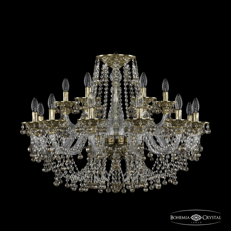 Подвесная люстра Bohemia Ivele Crystal 16109/12+6/300 G K801