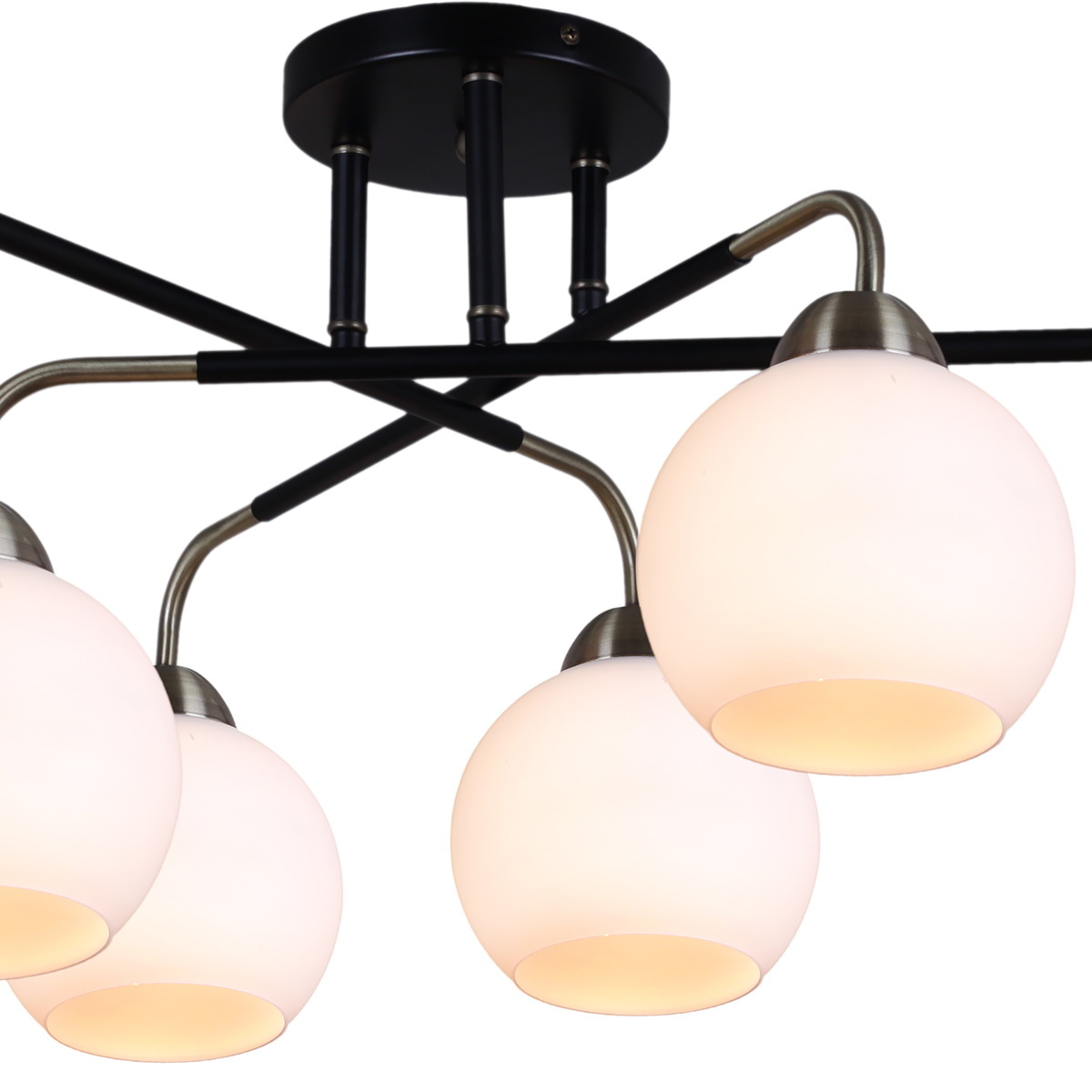 Люстра на штанге Illumico IL0252-6CSQ-79 BK AB