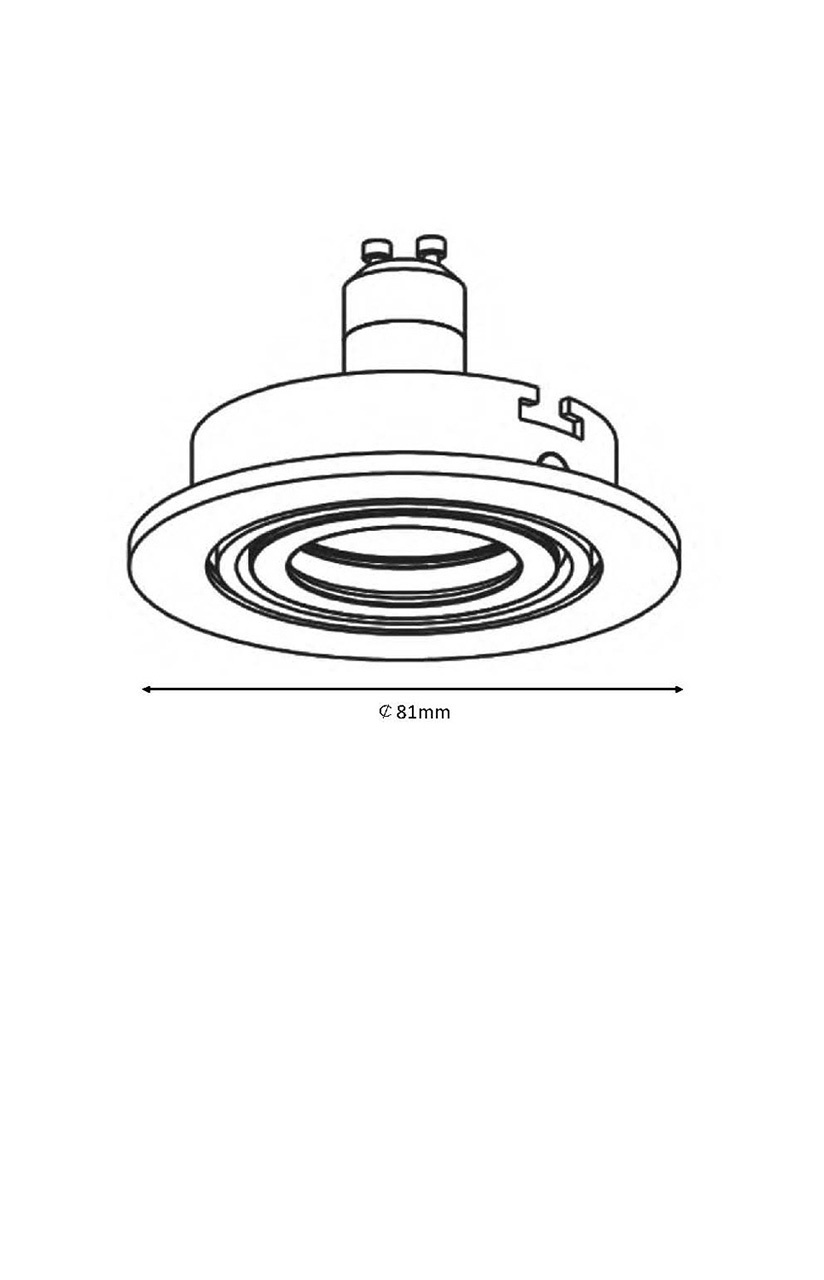 Встраиваемый светильник Lucide Focus 11001/05/36
