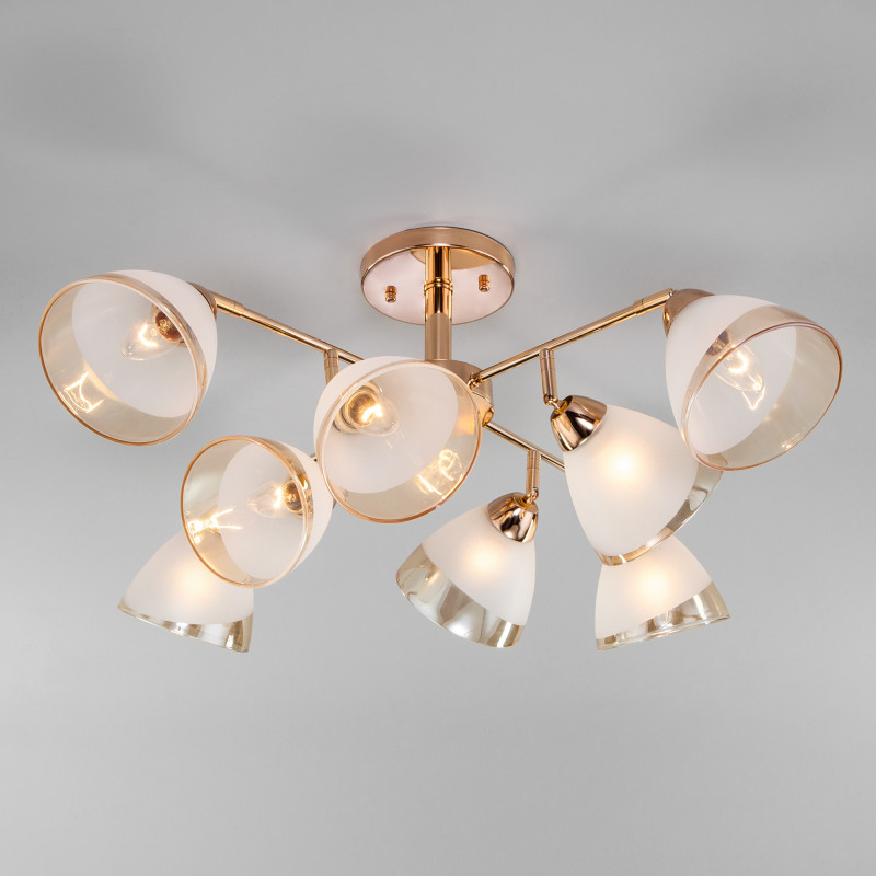 Люстра на штанге Eurosvet Paola 30126/8 золото