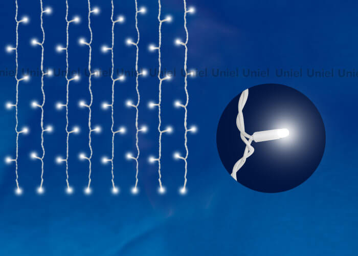 Светодиодная гирлянда (07949) Uniel бахрома 220V белый ULD-B3010-200/DTA White IP20