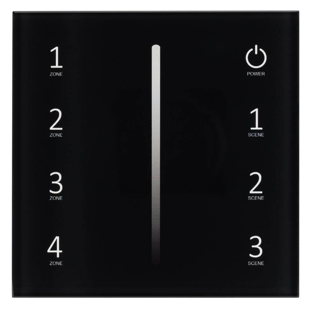 Панель Arlight Smart-P34-Dim-IN Black (230V, 0-10V, Sens, 2.4G) 028112