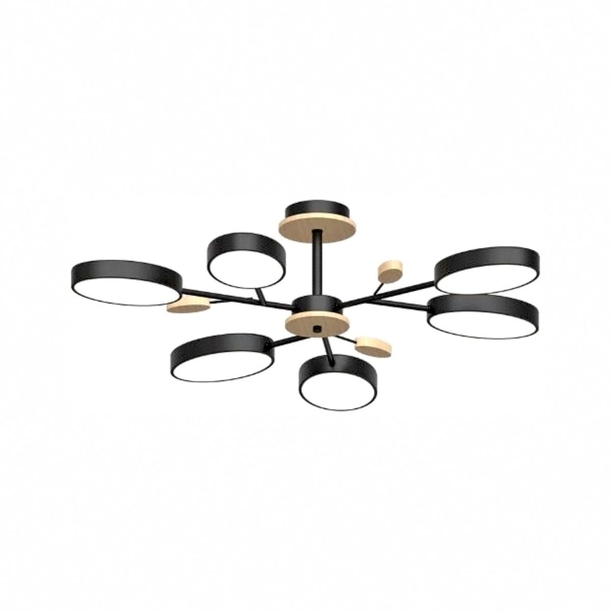 Люстра на штанге LED4U L3220-830 BK