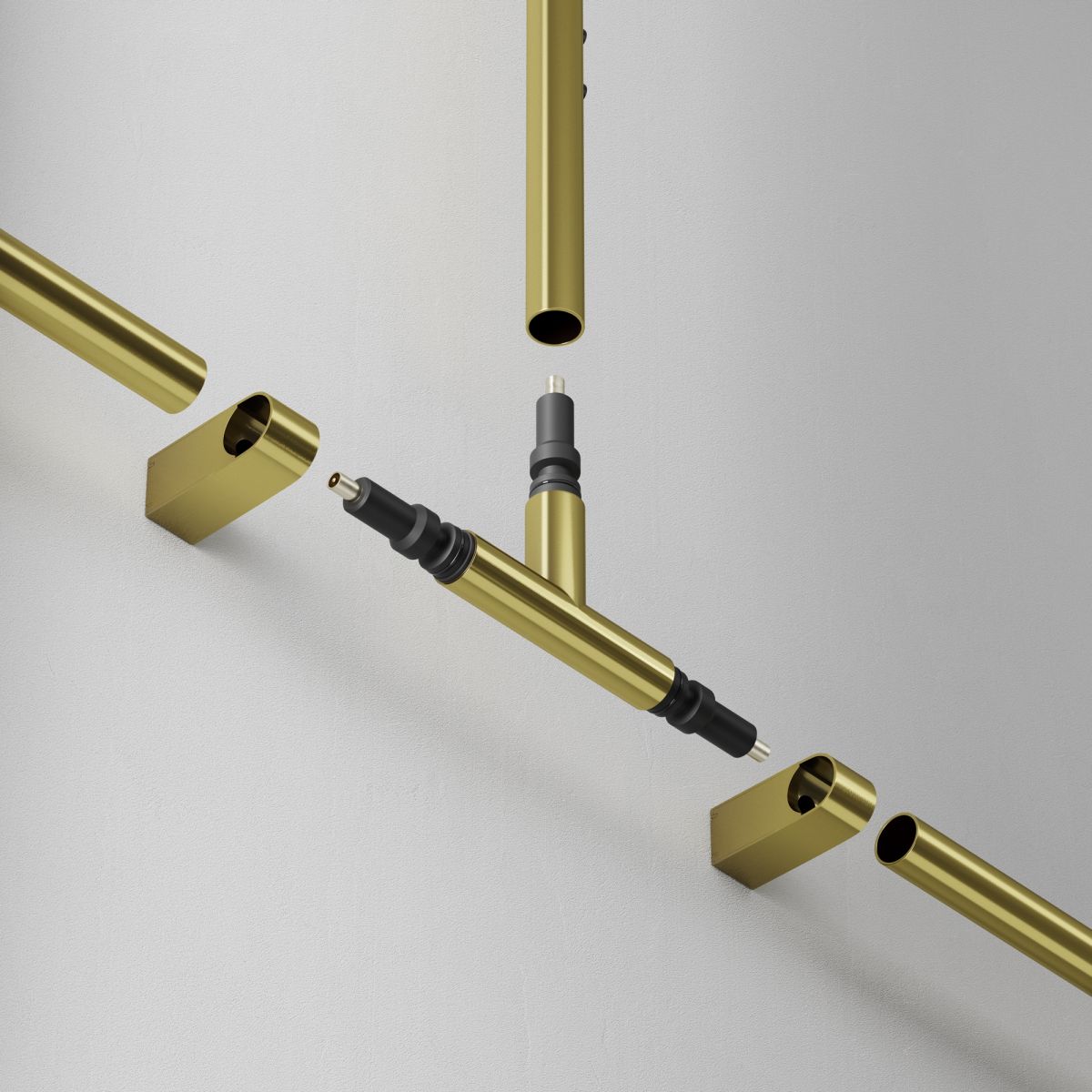 Т- образный коннектор для штанговой системы Maytoni Axity CA007TC-BS