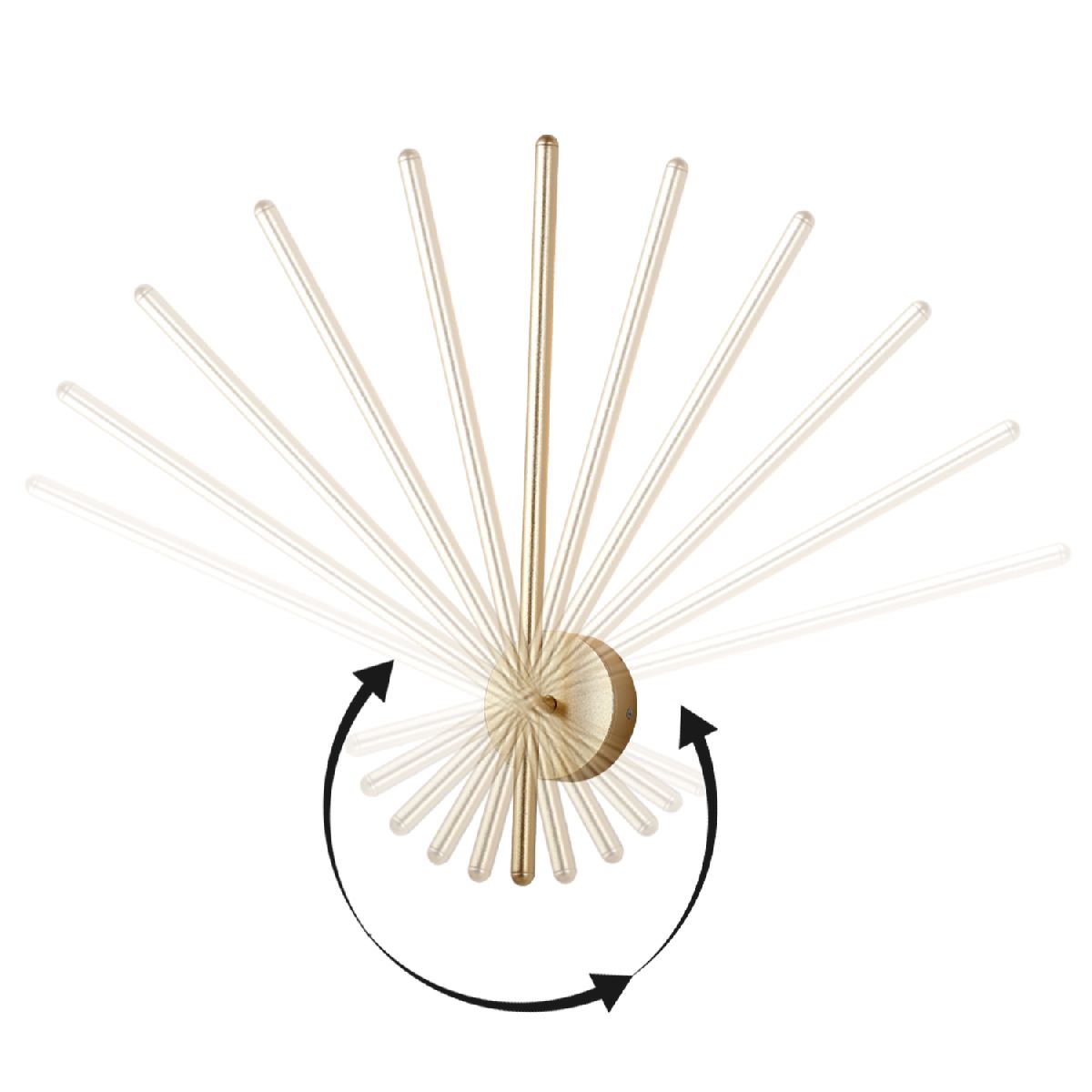 Настенный светильник Crystal Lux VERDE AP L700 GOLD NEW