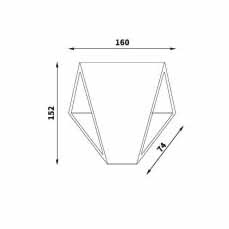 Уличный настенный светодиодный светильник Lucide Tixis 17805/08/30