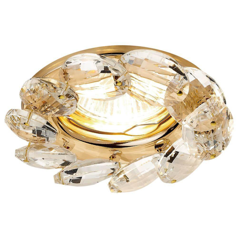 Встраиваемый светильник Ambrella Light Crystal K306 CL/G