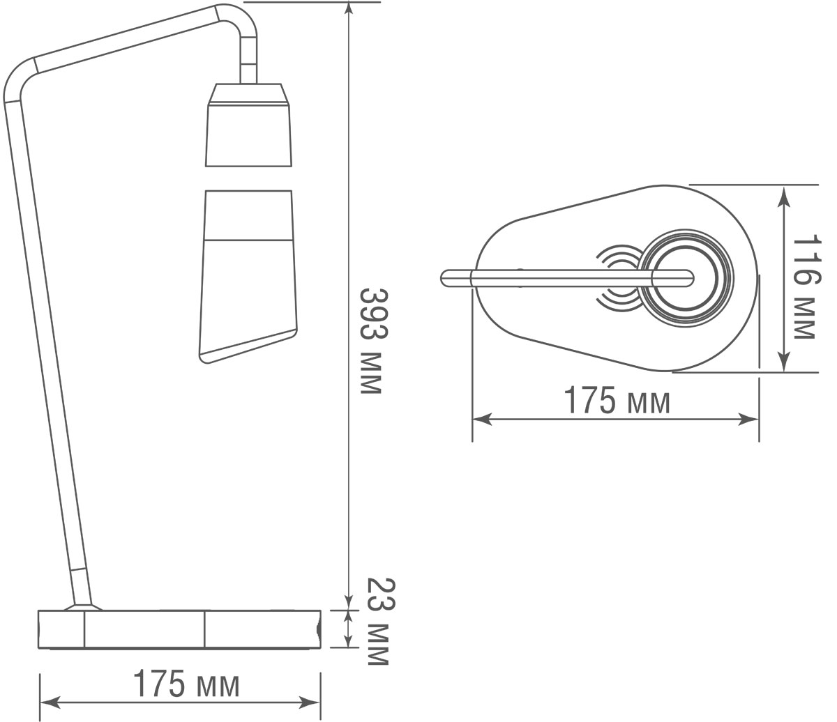Настольная лампа Donolux Saga T111054WW7.5BG