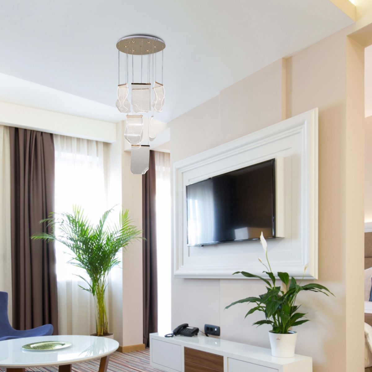 Каскадная люстра Alfa Light F1424-02