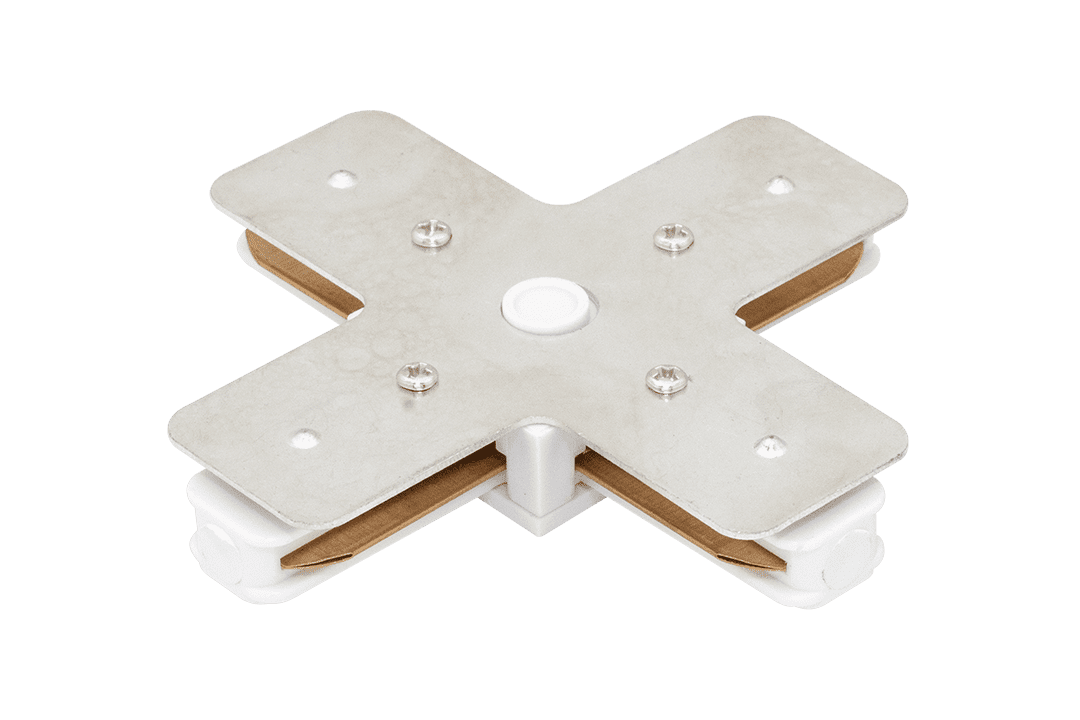 X-коннектор для однофазного трека DesignLed CN2-WH-X 003726