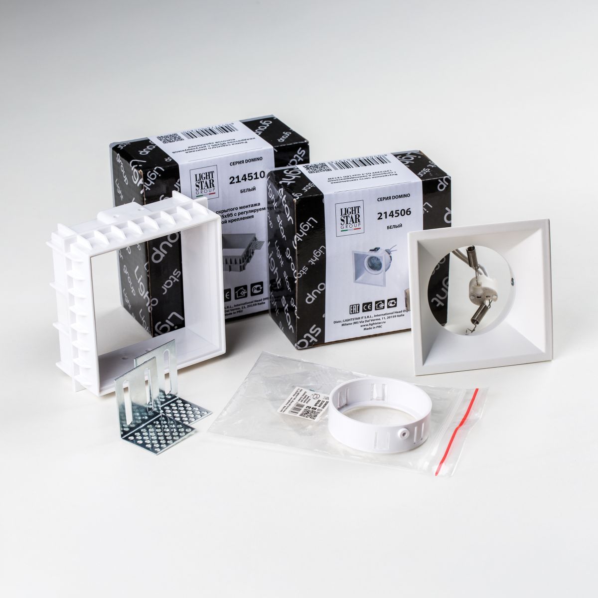 Встраиваемый светильник Lightstar Domino (214510+214506+214006) G214506WMOD