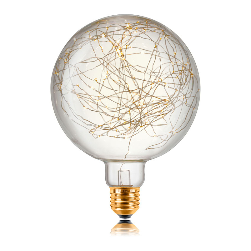 Лампа светодиодная филаментная Sun Lumen E27 5W 2700K прозрачная 057172